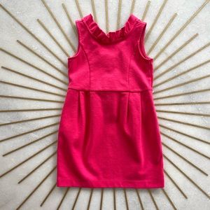 Janie and Jack bright pink bow in back tank dress 3T